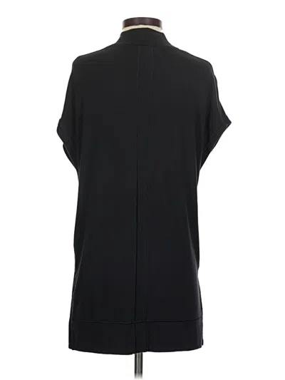 Pre-owned Athleta Cardigan Sweater In Black