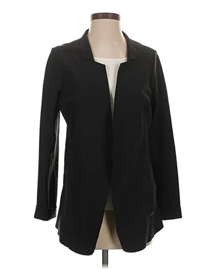 Pre-owned Athleta Cardigan Sweater In Black
