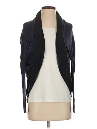 Pre-owned Athleta Cardigan Sweater In Black