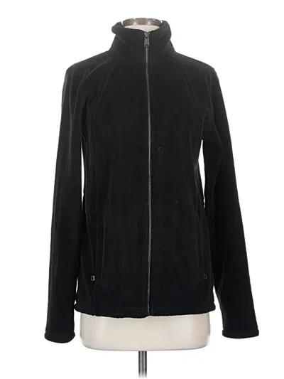 Pre-owned Athleta Cardigan Sweater In Black