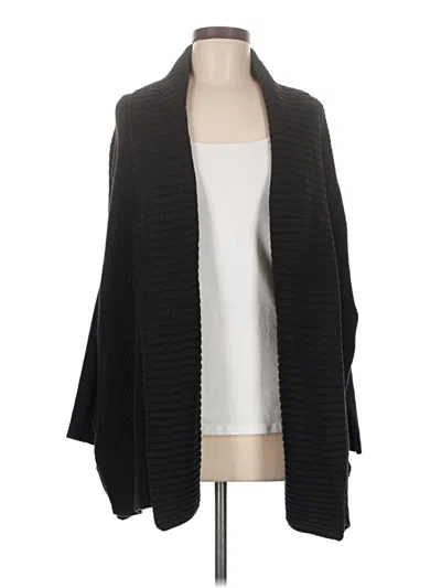 Pre-owned Athleta Cardigan Sweater In Black