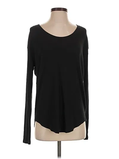 Pre-owned Athleta Cardigan Sweater In Black