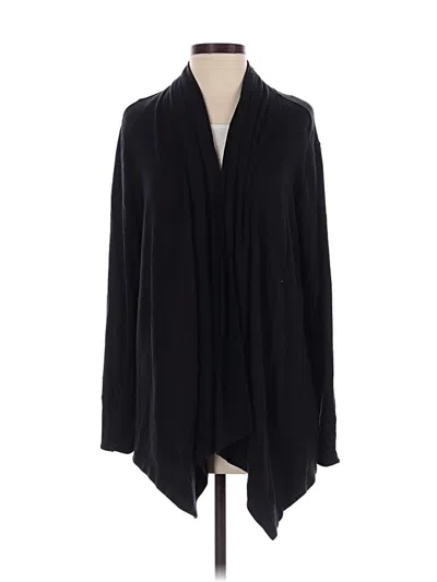 Pre-owned Athleta Cardigan Sweater In Black