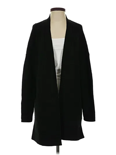 Pre-owned Athleta Cardigan Sweater In Black