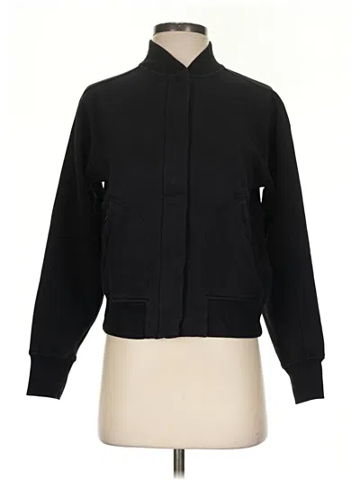 Pre-owned Athleta Cardigan Sweater In Black