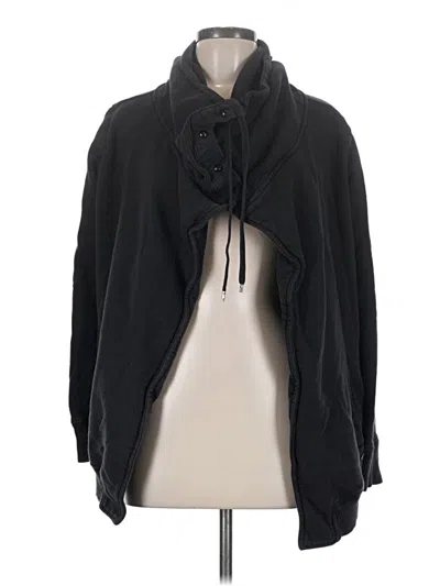 Pre-owned Athleta Cardigan Sweater In Black