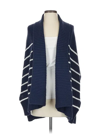Pre-owned Athleta Cardigan Sweater In Blue