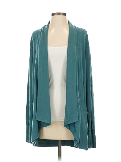 Pre-owned Athleta Cardigan Sweater In Blue