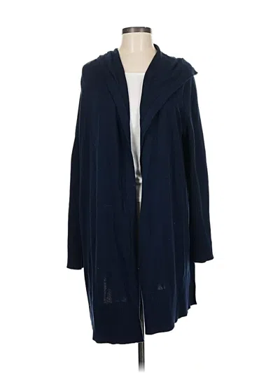 Pre-owned Athleta Cardigan Sweater In Blue