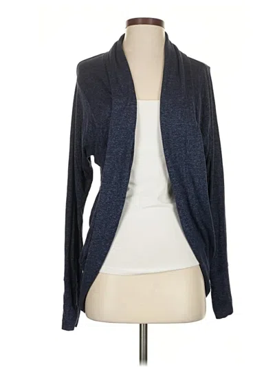Pre-owned Athleta Cardigan Sweater In Blue