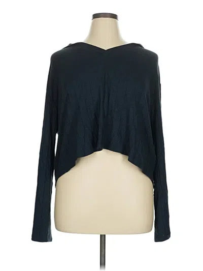 Pre-owned Athleta Cardigan Sweater In Blue