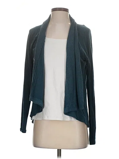 Pre-owned Athleta Cardigan Sweater In Blue