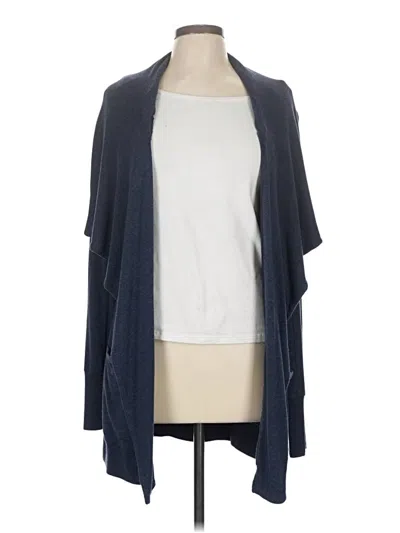 Pre-owned Athleta Cardigan Sweater In Blue
