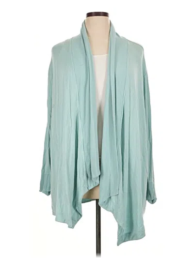 Pre-owned Athleta Cardigan Sweater In Blue