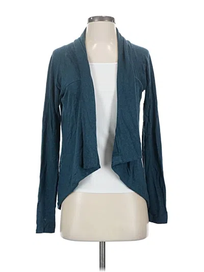 Pre-owned Athleta Cardigan Sweater In Blue