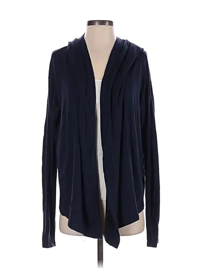 Pre-owned Athleta Cardigan Sweater In Blue