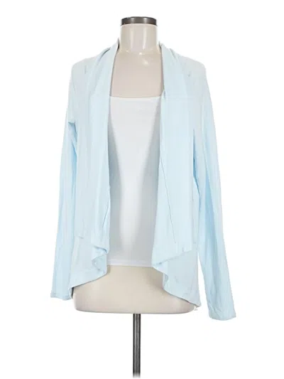 Pre-owned Athleta Cardigan Sweater In Blue