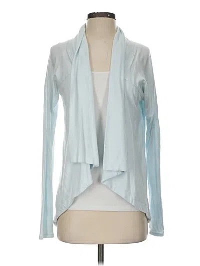 Pre-owned Athleta Cardigan Sweater In Blue