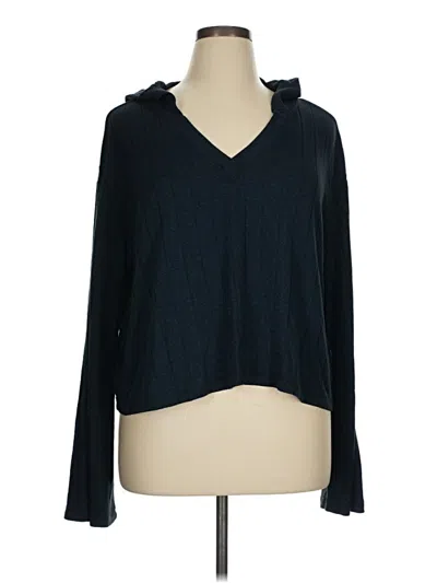 Pre-owned Athleta Cardigan Sweater In Blue