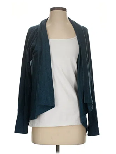 Pre-owned Athleta Cardigan Sweater In Blue