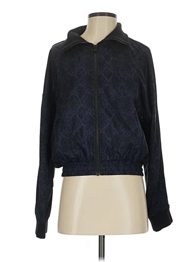 Pre-owned Athleta Cardigan Sweater In Blue