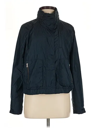 Pre-owned Athleta Cardigan Sweater In Blue