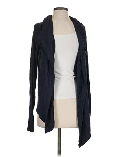 Pre-owned Athleta Cardigan Sweater In Blue