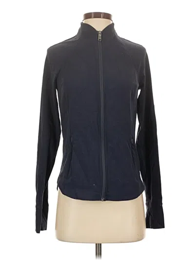 Pre-owned Athleta Cardigan Sweater In Blue