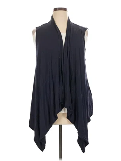 Pre-owned Athleta Cardigan Sweater In Blue