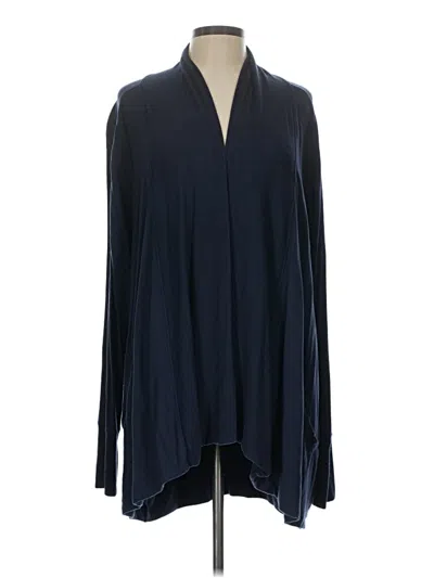 Pre-owned Athleta Cardigan Sweater In Blue