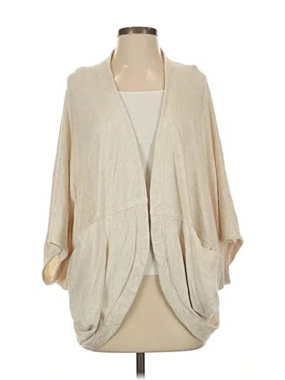 Pre-owned Athleta Cardigan Sweater In Brown