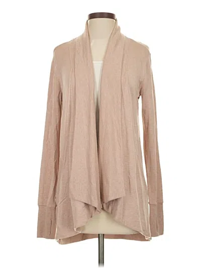 Pre-owned Athleta Cardigan Sweater In Brown