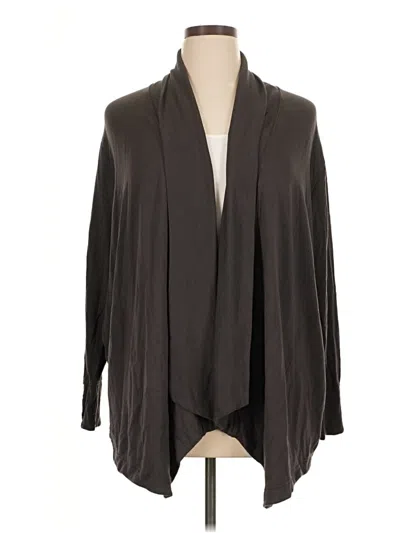 Pre-owned Athleta Cardigan Sweater In Brown