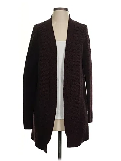 Pre-owned Athleta Cardigan Sweater In Brown