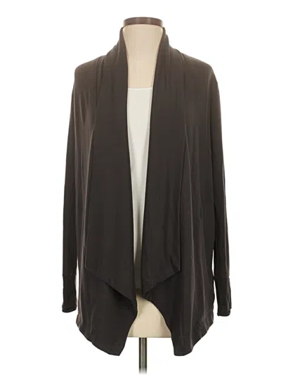 Pre-owned Athleta Cardigan Sweater In Brown