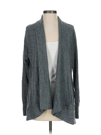 Pre-owned Athleta Cardigan Sweater In Gray