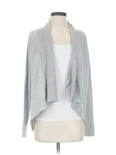 Pre-owned Athleta Cardigan Sweater In Gray