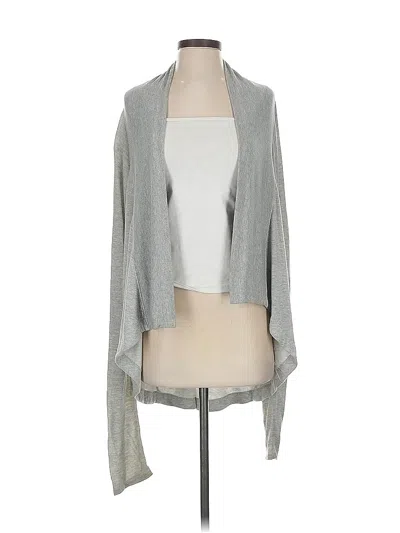 Pre-owned Athleta Cardigan Sweater In Gray