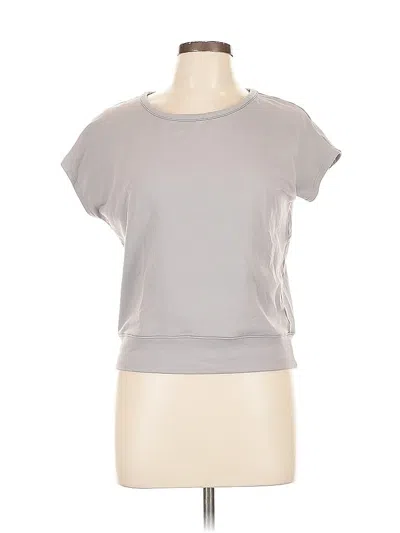 Pre-owned Athleta Cardigan Sweater In Gray