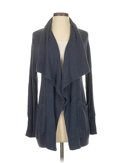 Pre-owned Athleta Cardigan Sweater In Gray