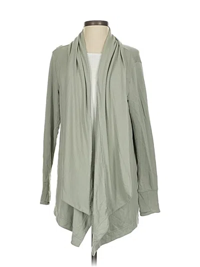 Pre-owned Athleta Cardigan Sweater In Gray