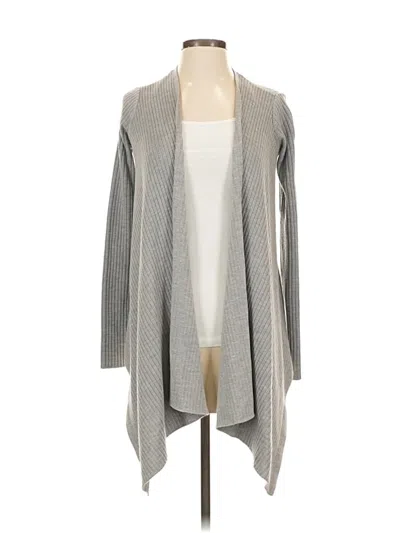 Pre-owned Athleta Cardigan Sweater In Gray