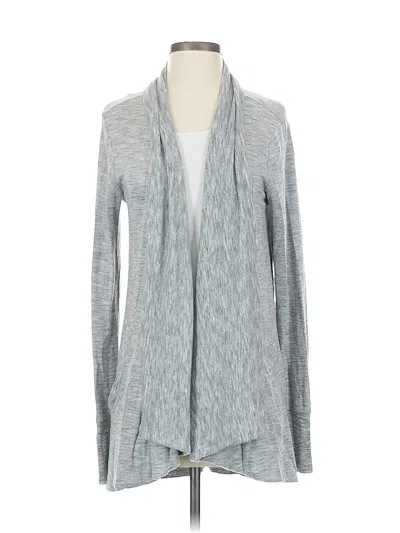 Pre-owned Athleta Cardigan Sweater In Gray
