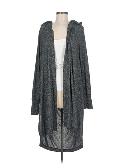 Pre-owned Athleta Cardigan Sweater In Gray