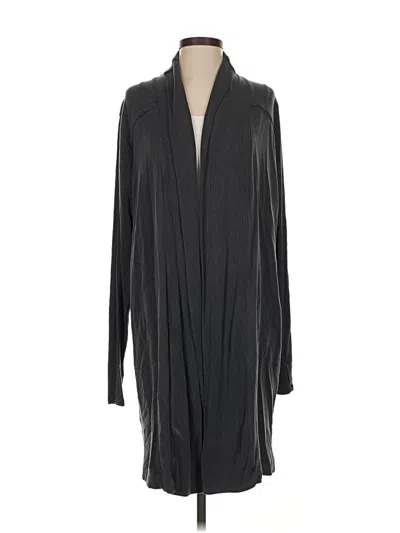 Pre-owned Athleta Cardigan Sweater In Gray