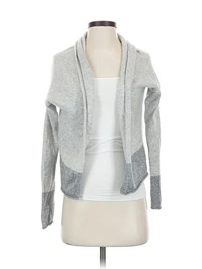 Pre-owned Athleta Cardigan Sweater In Gray