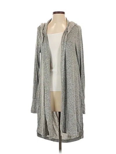 Pre-owned Athleta Cardigan Sweater In Gray