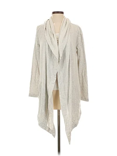 Pre-owned Athleta Cardigan Sweater In Gray