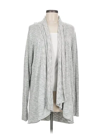 Pre-owned Athleta Cardigan Sweater In Gray