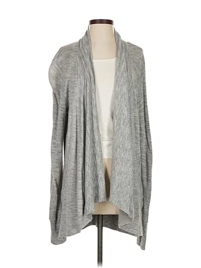 Pre-owned Athleta Cardigan Sweater In Gray